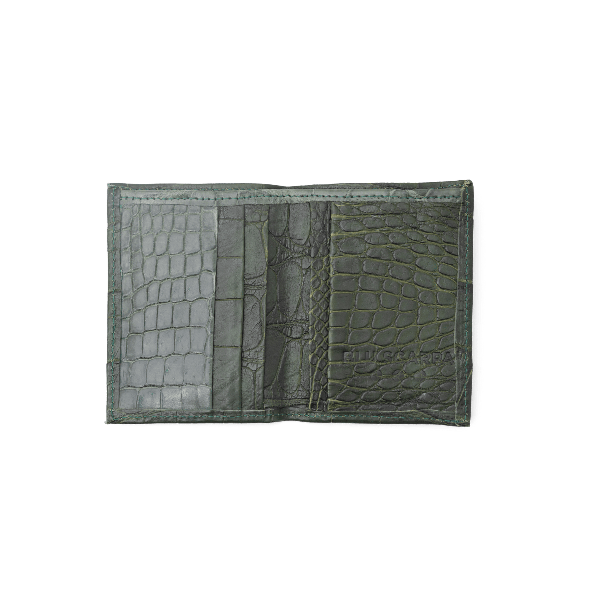Verde Portacarte Coccodrillo - BluScarpa
